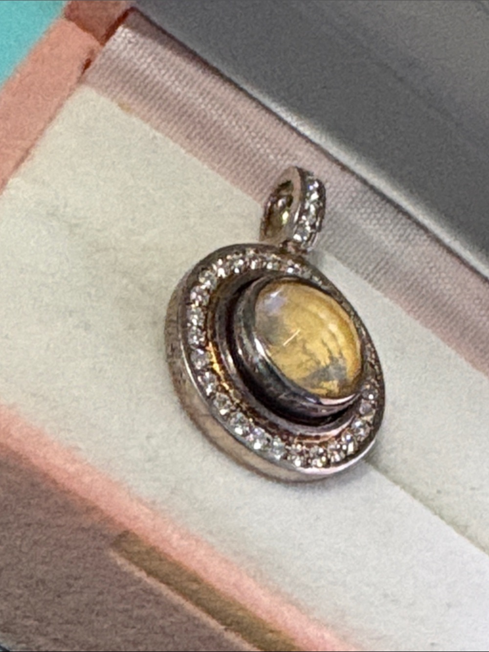 Sterling Silver Jewel Pop Pendant Kameleon Co free faceted Jewel Pop 33A